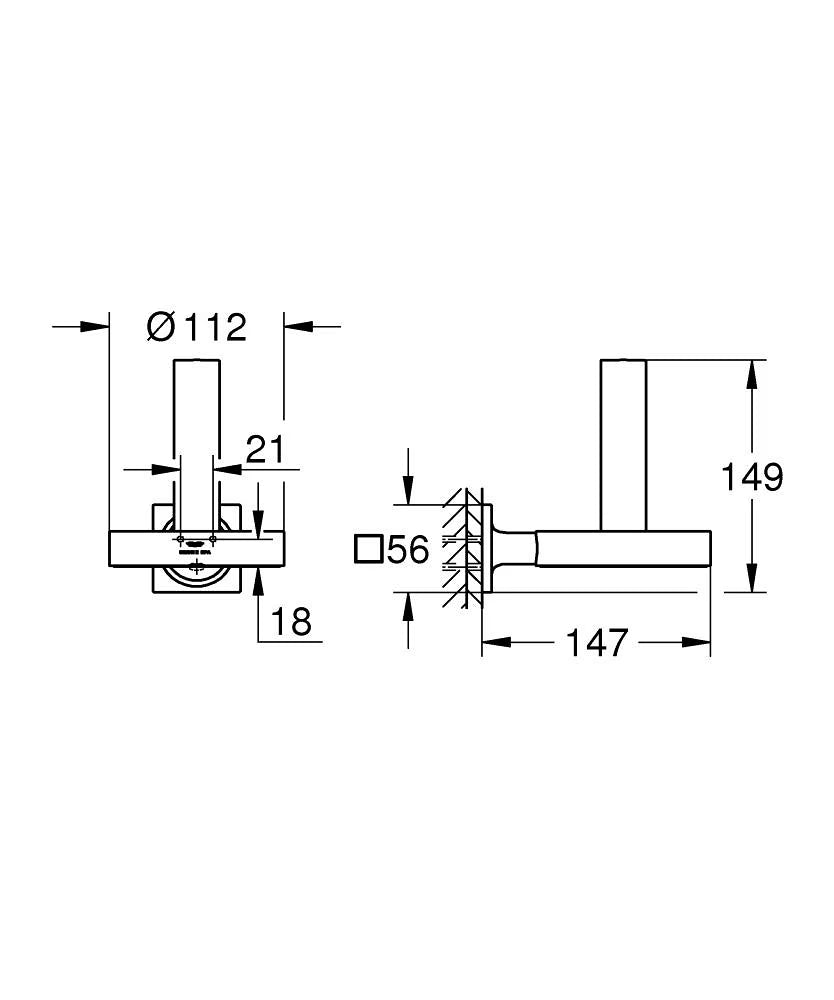 40956AL1 ALLURE SPARE TOILET PAPER HOLDER - GROHE - 0 PCS