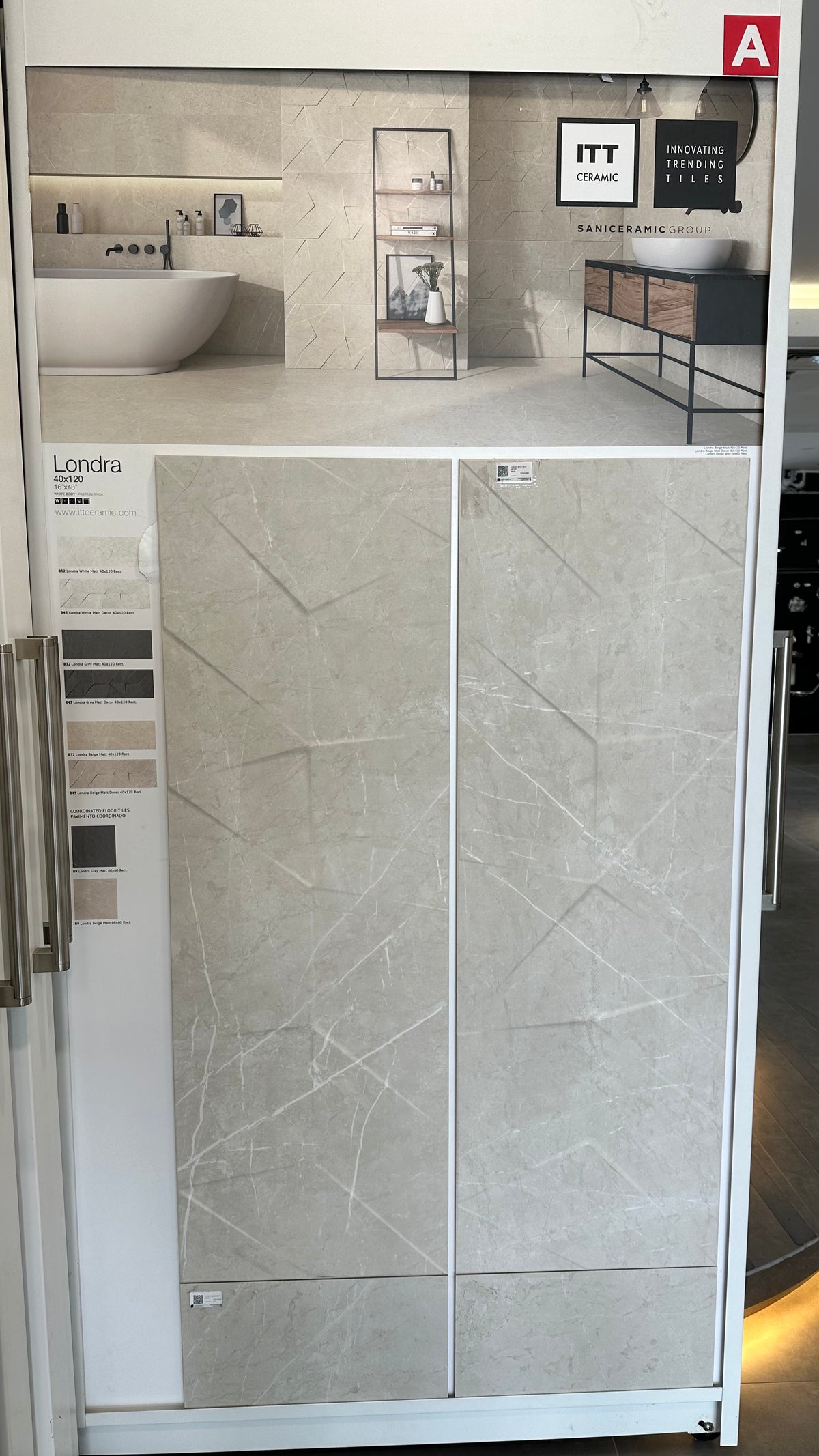 LONDRA BEIGE MATT DECOR RECT. 40X120 CM - ITT SPAIN - 1 M2