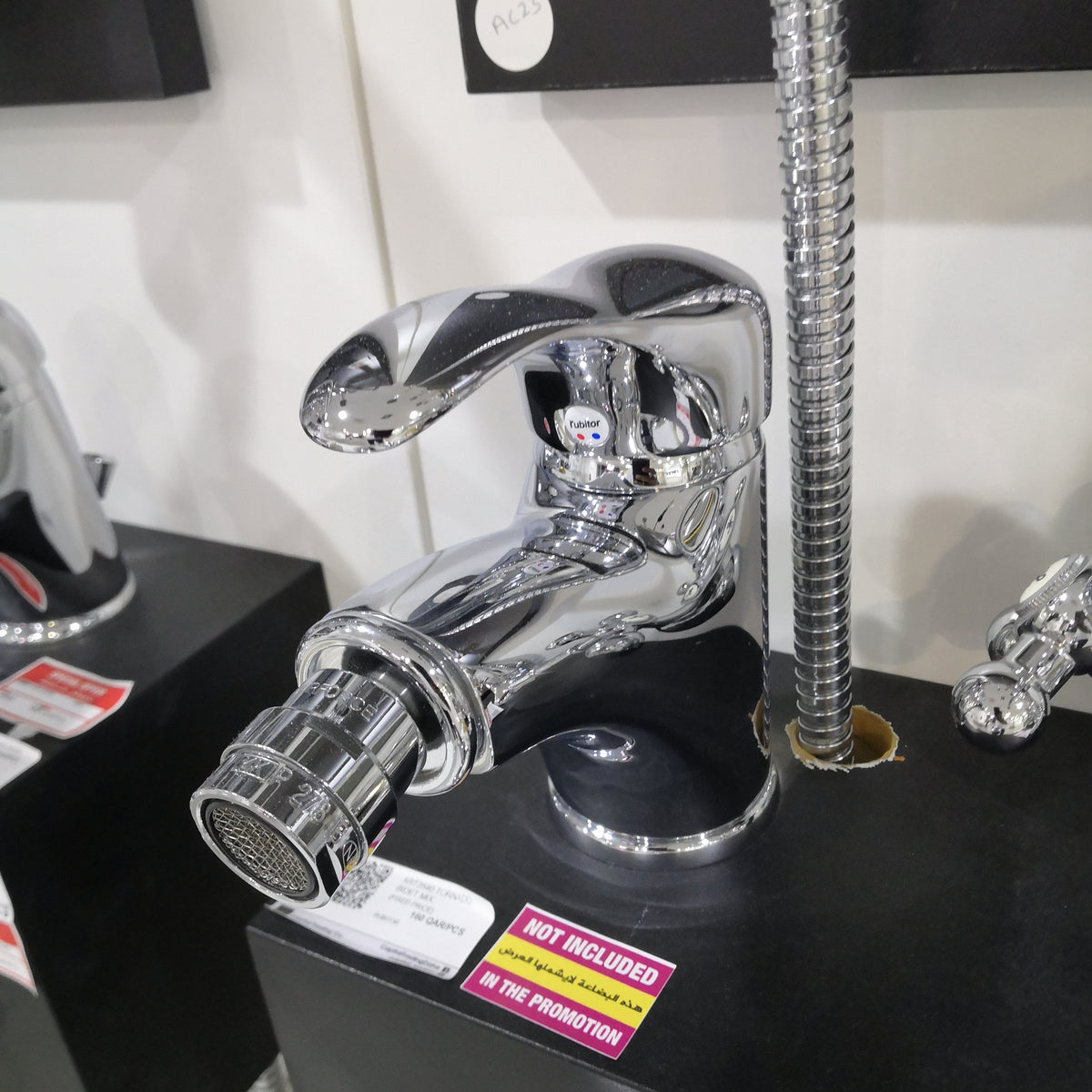 ART3540 TORNADO BIDET MIXER CHROME RUBITOR ITALY - 23 PCS