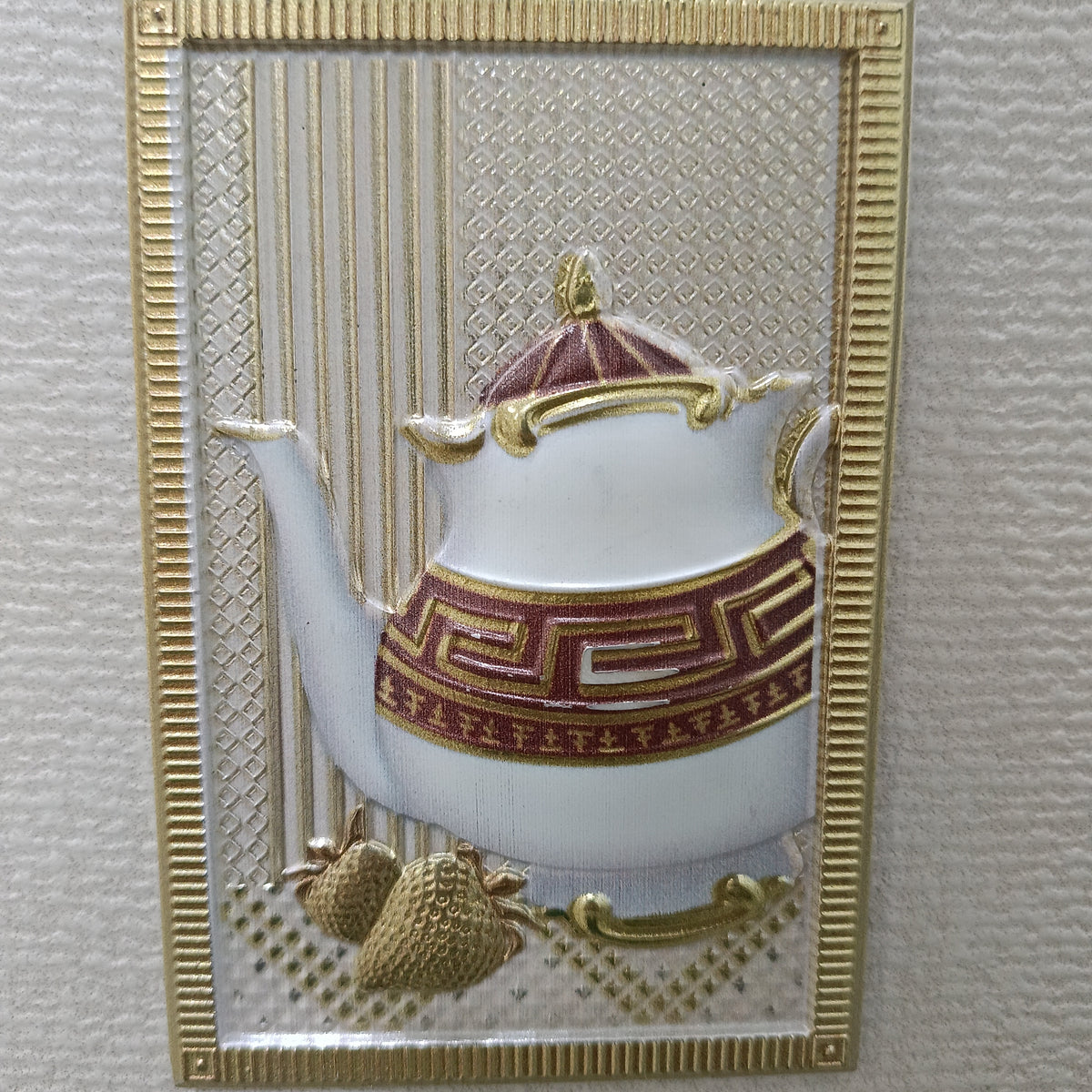 MEDALLON (F) GOLDENWARE BASE INSERTO 14X10 CM ELMOLINO SPAIN - 41 PCS