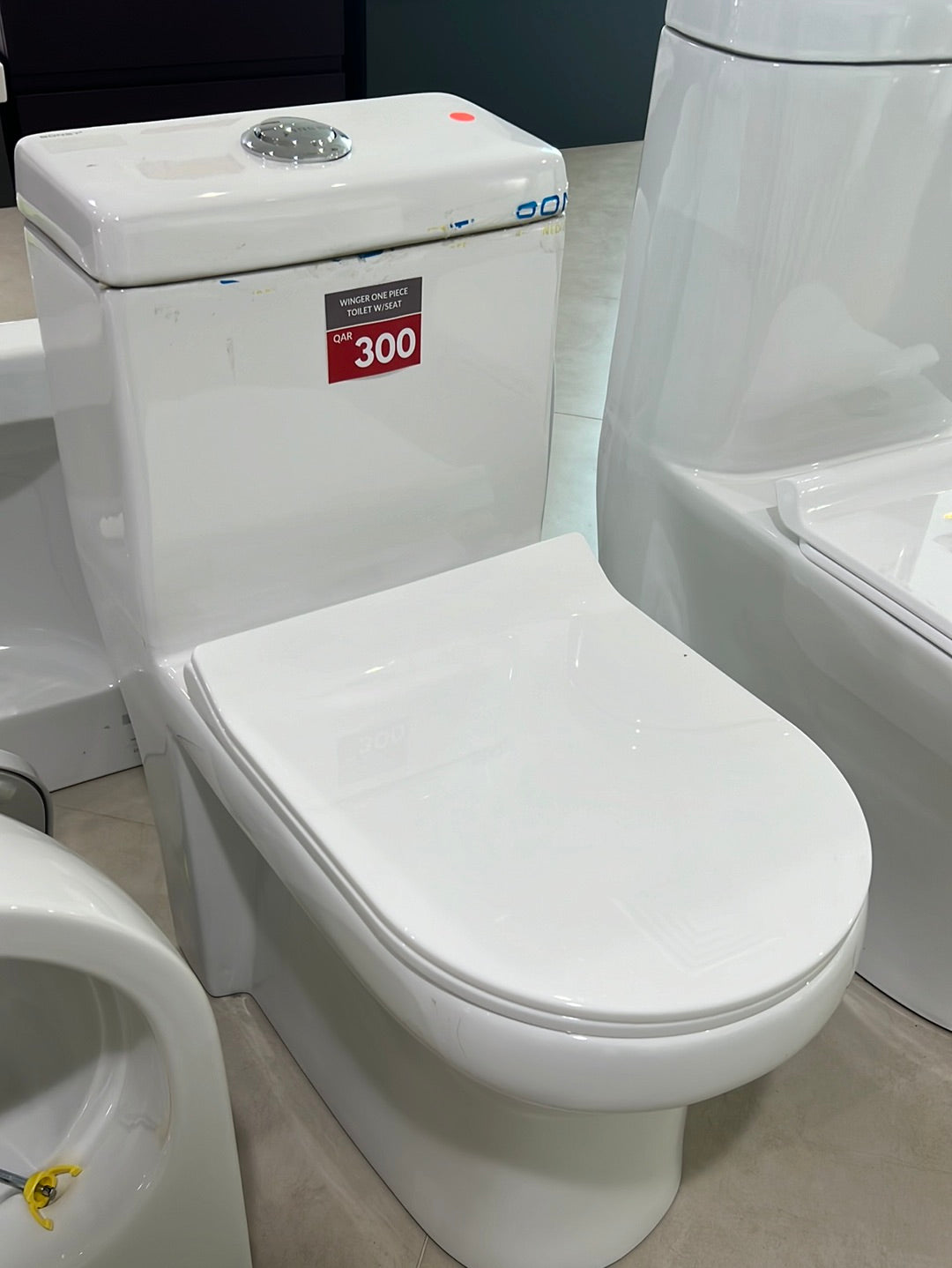 WINGER ONE PIECE TOILET WITH SOFT CLOSE SEAT COVER S-TRAP 230MM 850X470X990MM - SONET - 0 PCS