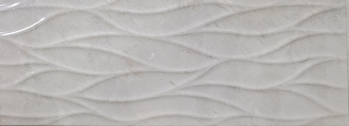 SERENITY LEAVES IVORY WALL 30X90 CM AZULEV SPAIN - 51 M2