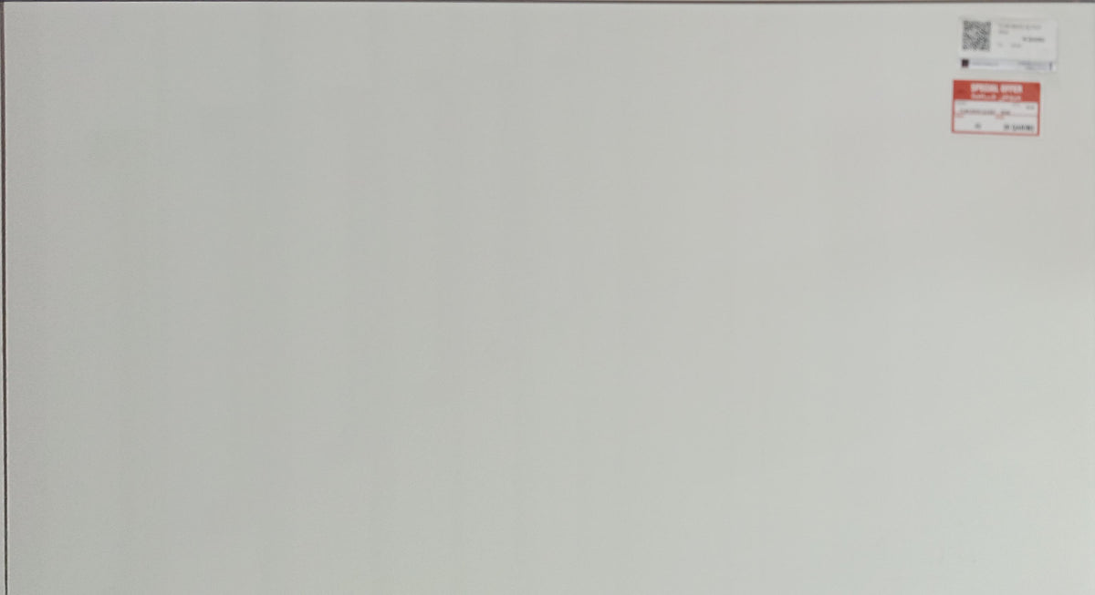 PLAIN WHITE GLOSSY WALL 30X60CM - AGL - 6 M2