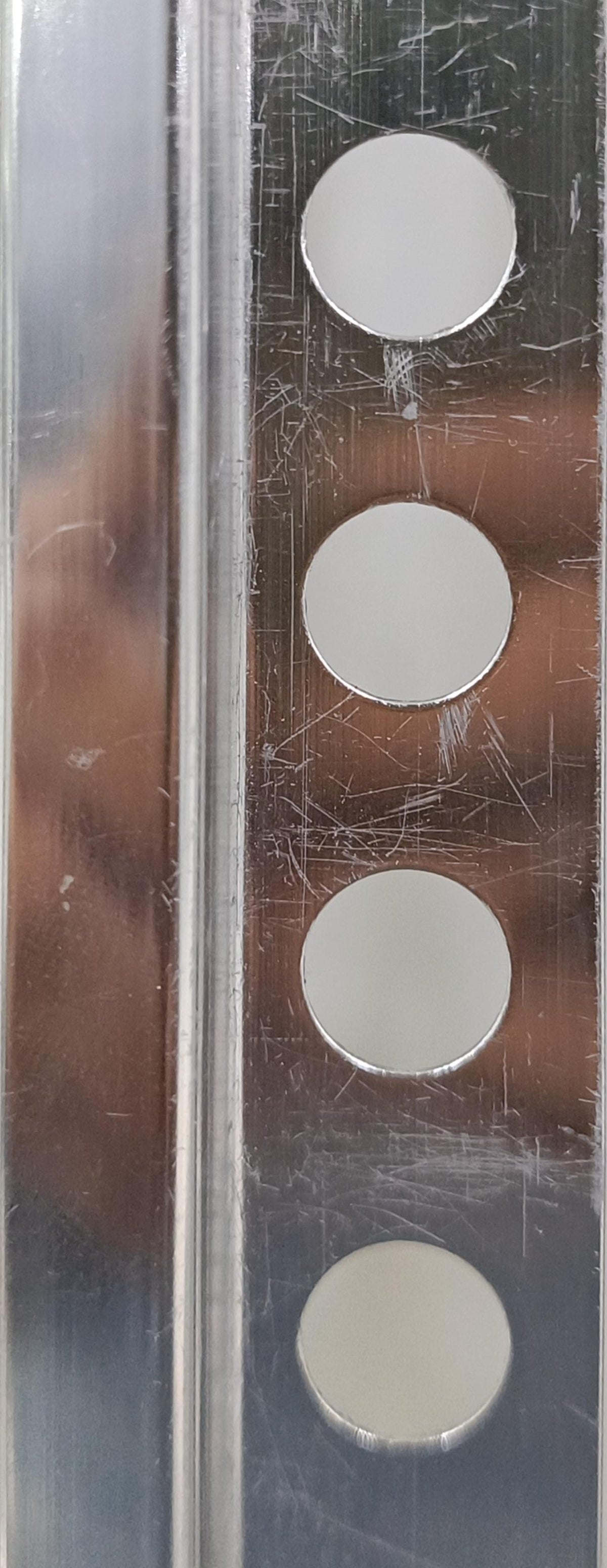 0LA12PB ALUMINIUM LIST 10X12 MM POLISHED SILVER 2.6M (LISTELO ALUMINIO PLATA BRILLO) EMBEPLAST - 1 PCS