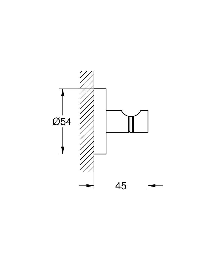 40364GN1 ESSENTIALS ROBE HOOK - GROHE - 12 PCS