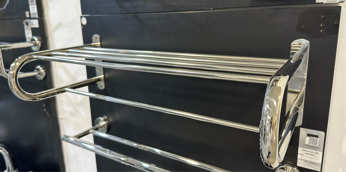 U550 TOWEL RAIL CHROME ENTERPRISE CHINA - 78 PCS