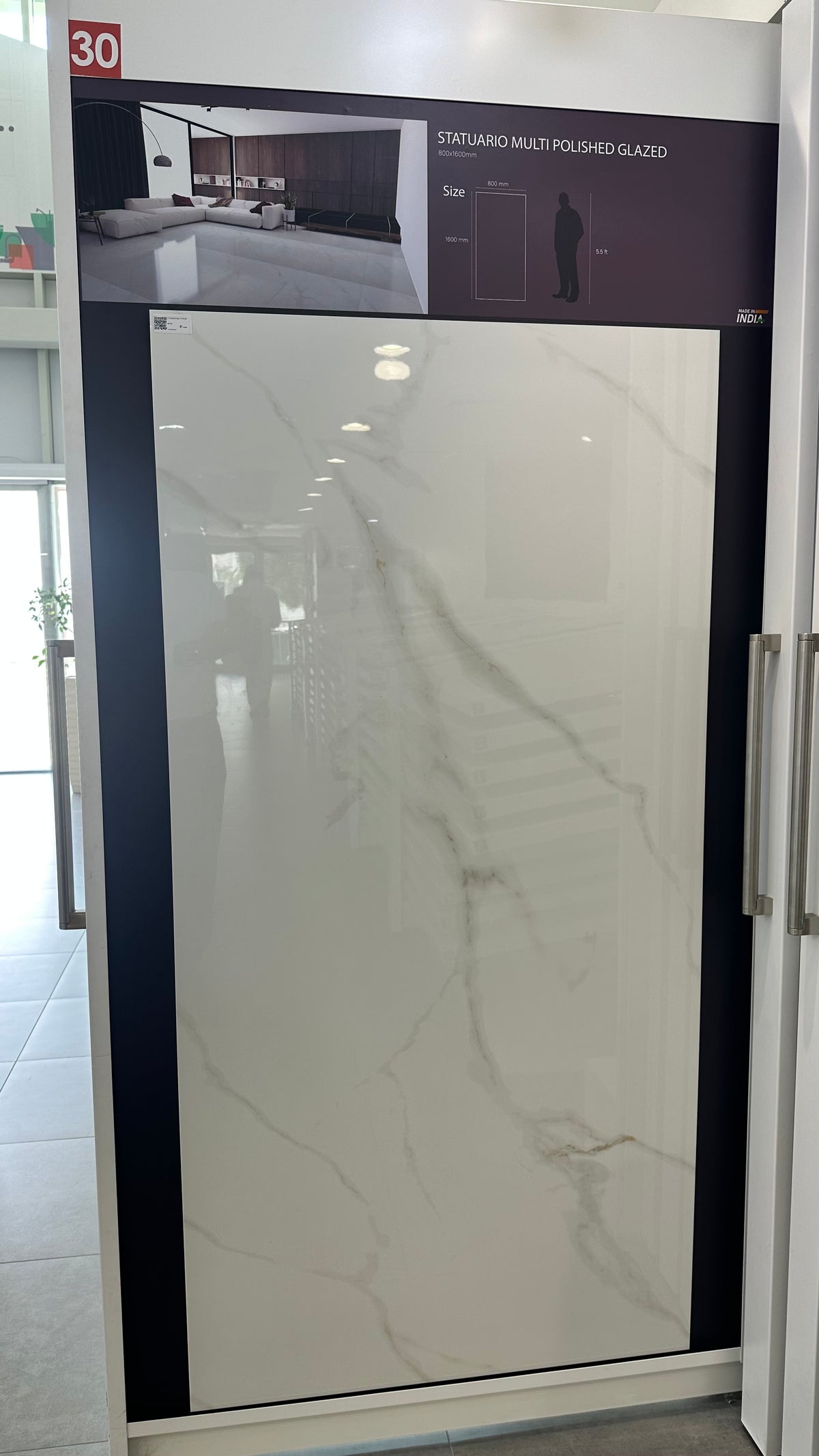 STATUARIO MULTI POLISHED GLAZED VITRIFIED TILES 80X160CM - FLAVOUR GRANITO - 3 M2