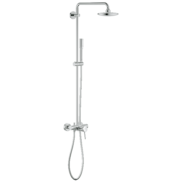 23061001 EUPHORIA CONCETTO SHOWER SYSTEM WITH SINGLE LEVER BATH MIXER FOR WALL MOUNTING GROHE - 1 PCS