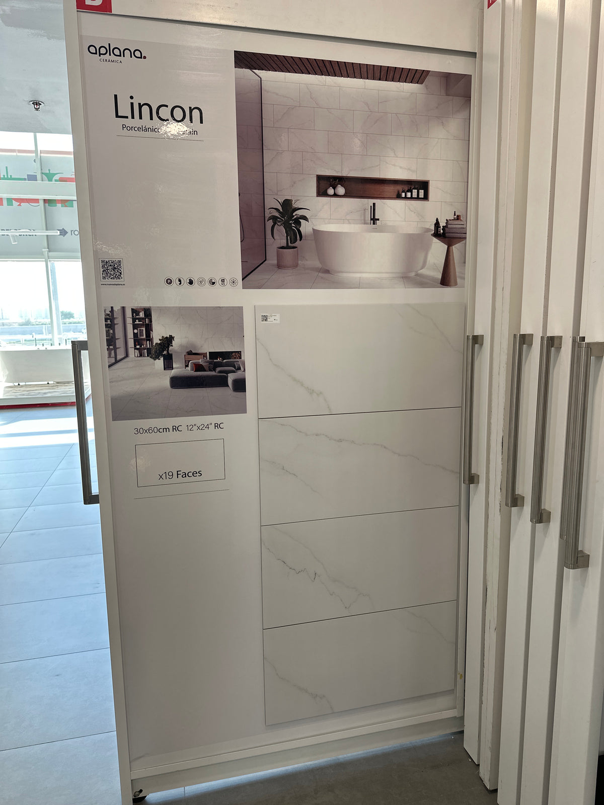 P.E. LINCON SATINADO RECT. PORCELAIN 30X60CM - ALAPLANA - 24 M2