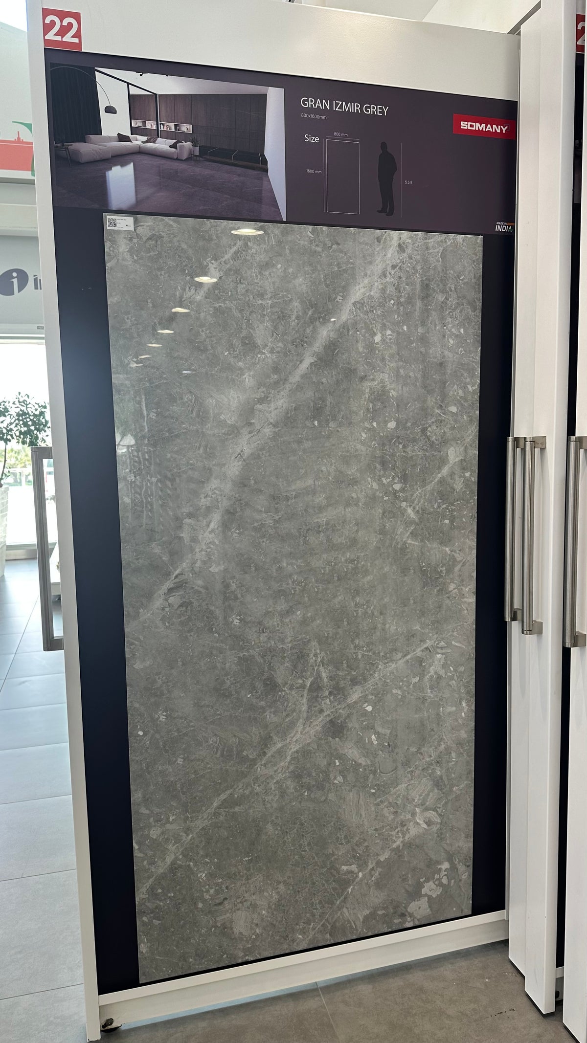 GRAN IZMIR GREY FP 80X160 CM - SOMANY - 6 M2