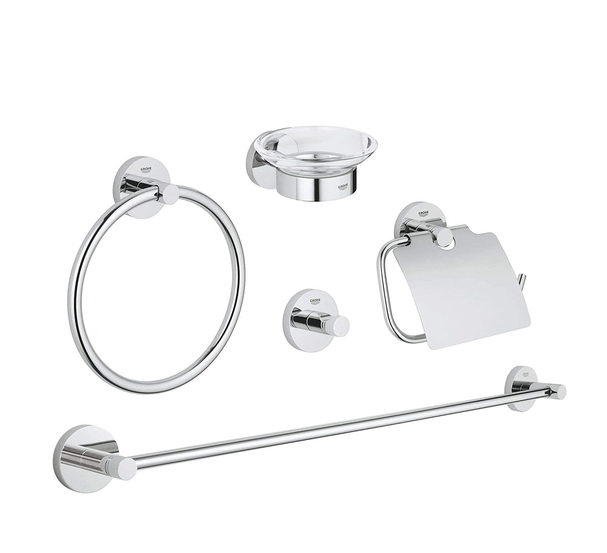 40344001 ESSENTIALS ACCESSORIES 5PC SET GROHE - 254 SET