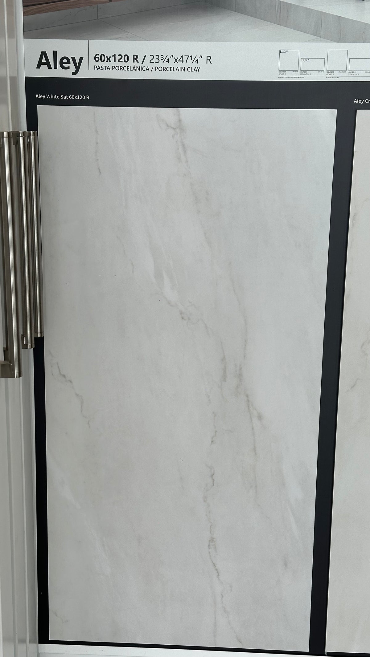 P.E. ALEY WHITE SAT RECT. 60X120CM - KTL - 527 M2