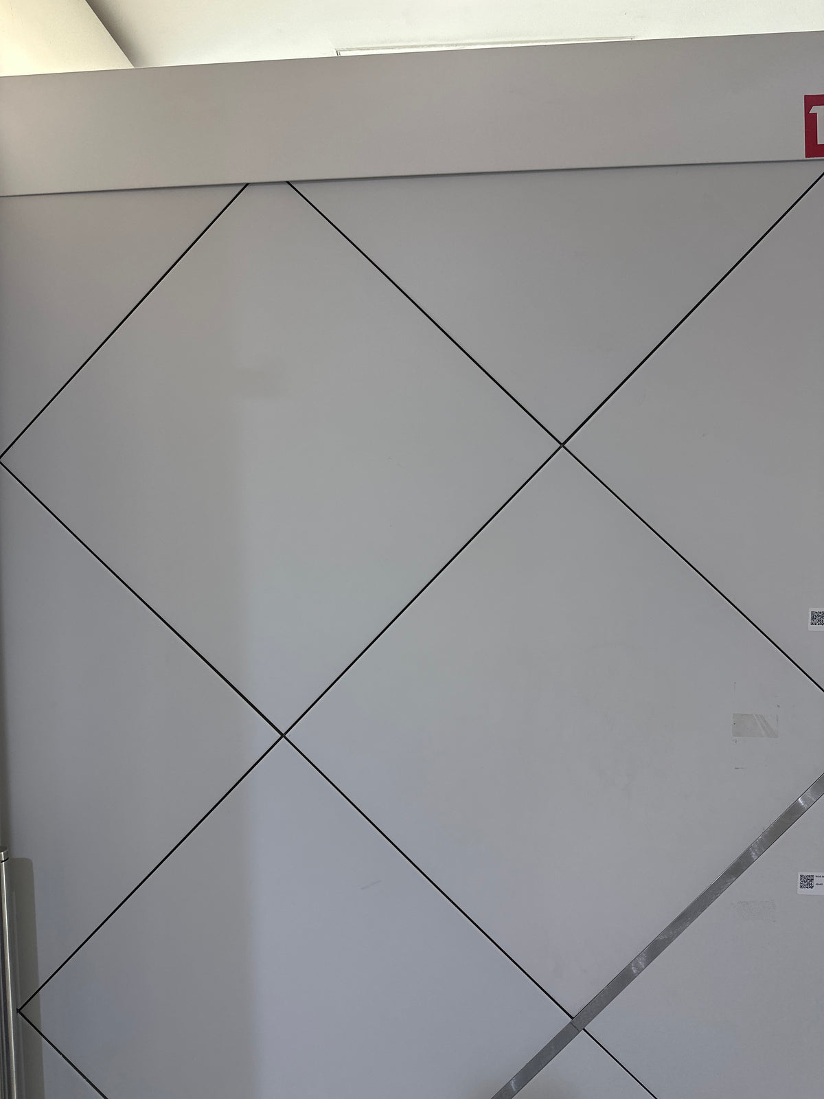 BLANCO MATE 45X45 CM AZULFER SPAIN - 3 M2