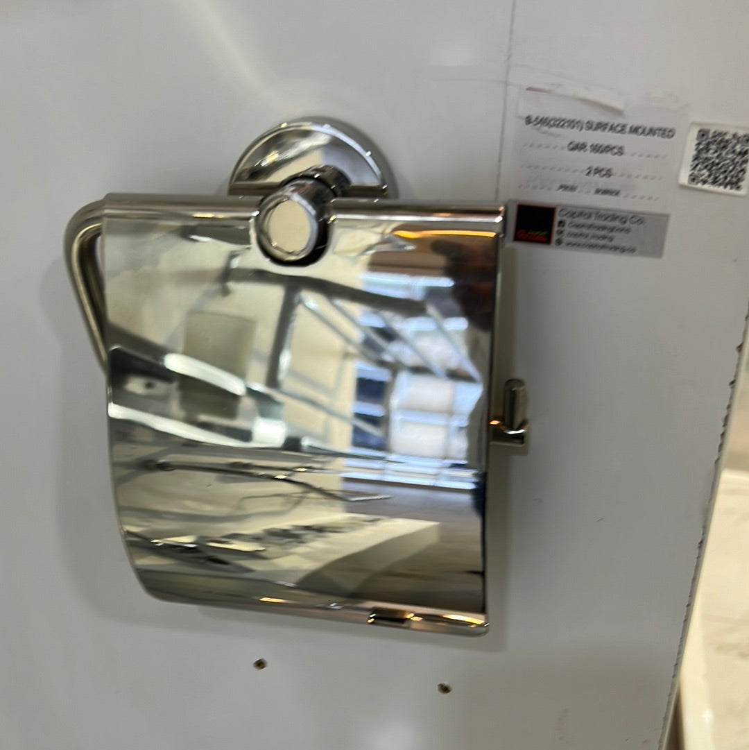 B-546(322101) SURFACE MOUNTED SINGLE ROLL TOILET TISSUE DISPENSER WITH HOOD - 378 PCS