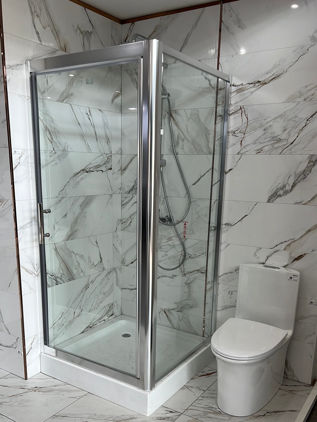 SE03 SQUARE SHOWER ENCLOSURE WITH TRAY AND WASTE 900X900X1940MM - WONDERFUL HK - 0 SET