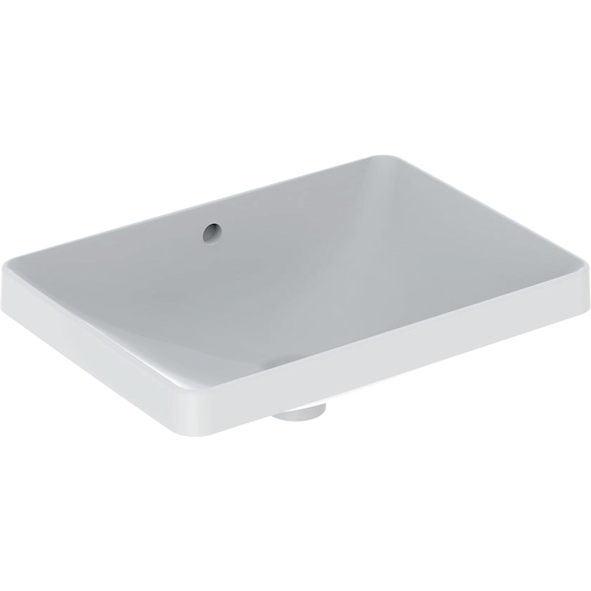 500.736.01.2 COUNTERTOP WASHBASIN VARIFORM,RECTANGULAR: B=55CM, T=40CM,OVERFLOW=VISIBLE, WHITE GEB - 19 PCS