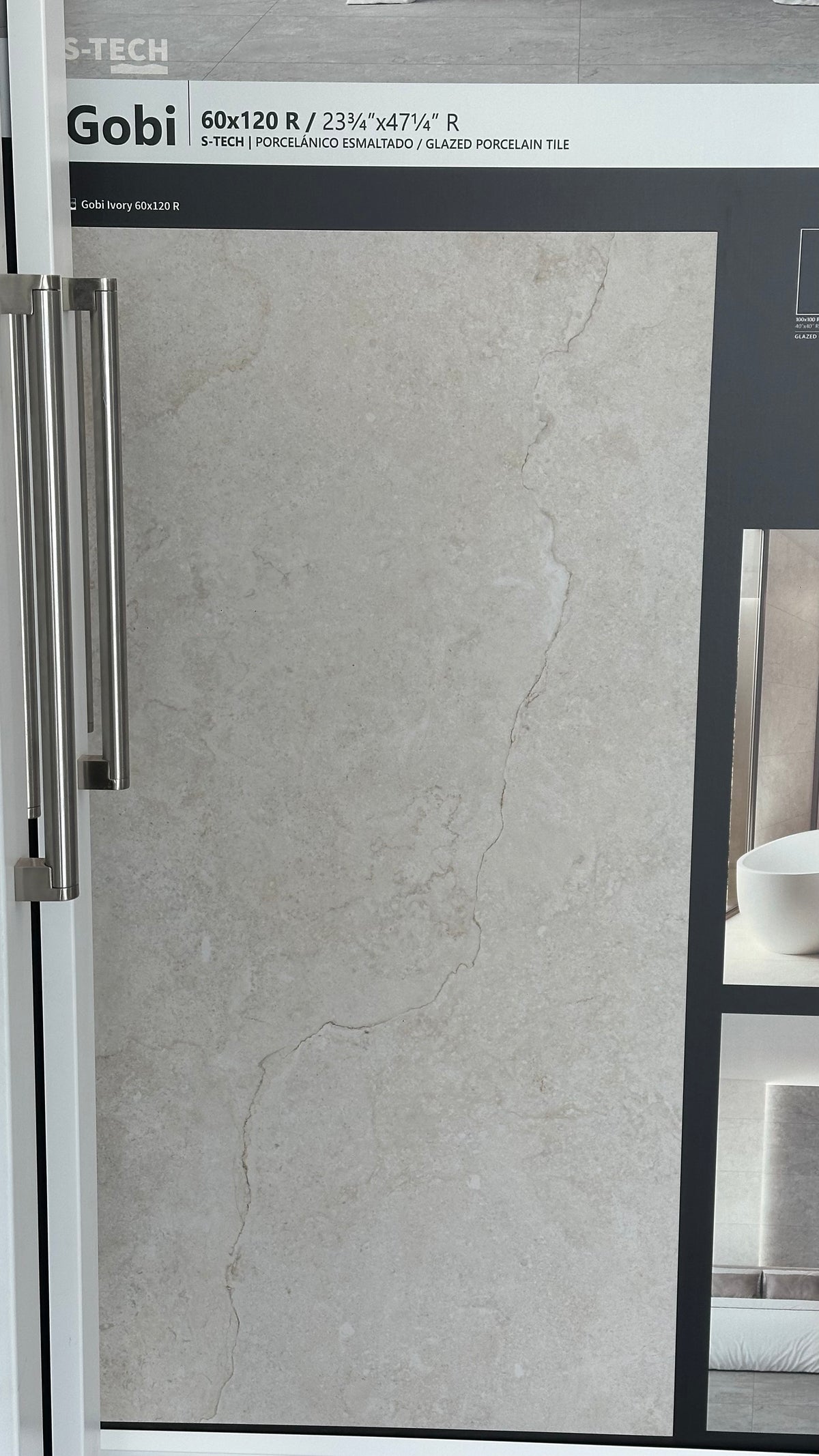P.E. S-TECH GOBI IVORY MT RECT. 60X120CM - KTL - 1201 M2