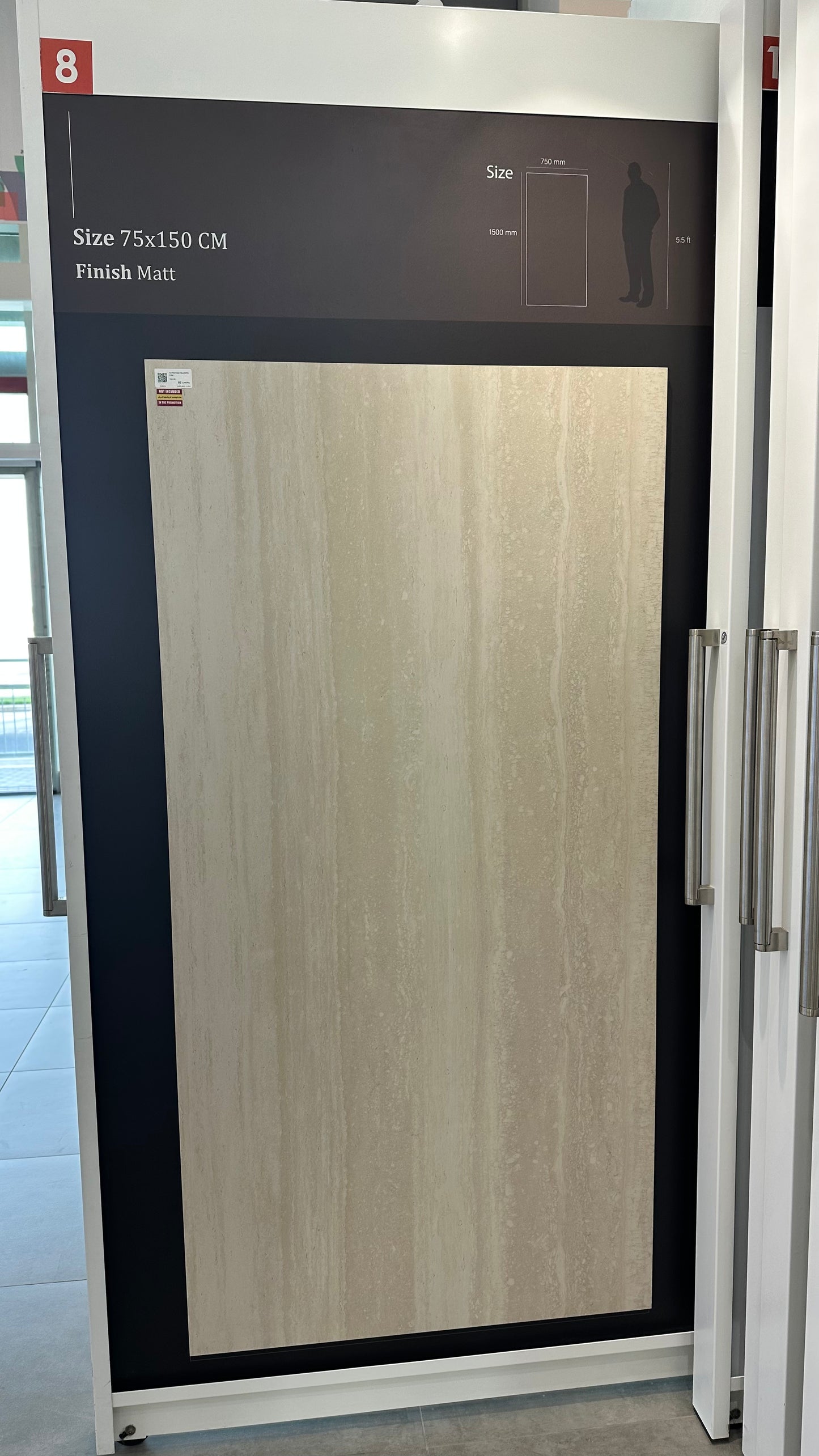 YAT715P1662 TRAVERTIN PORCELAIN 75X150CM - OVERLAND - 1912 M2