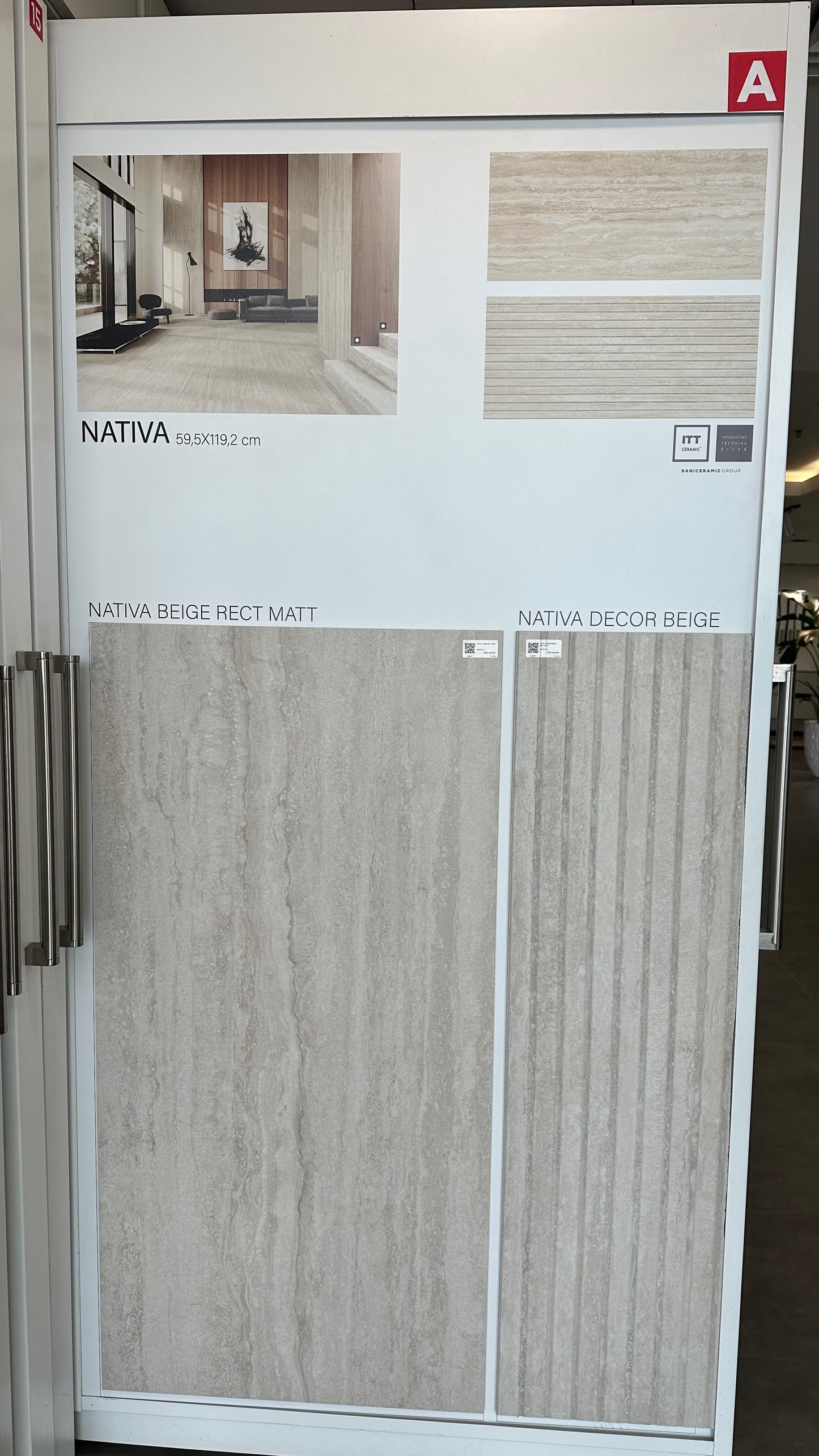 NATIVA BEIGE RECT MATT 59.5X119.2CM - ITT SPAIN - 9 M2