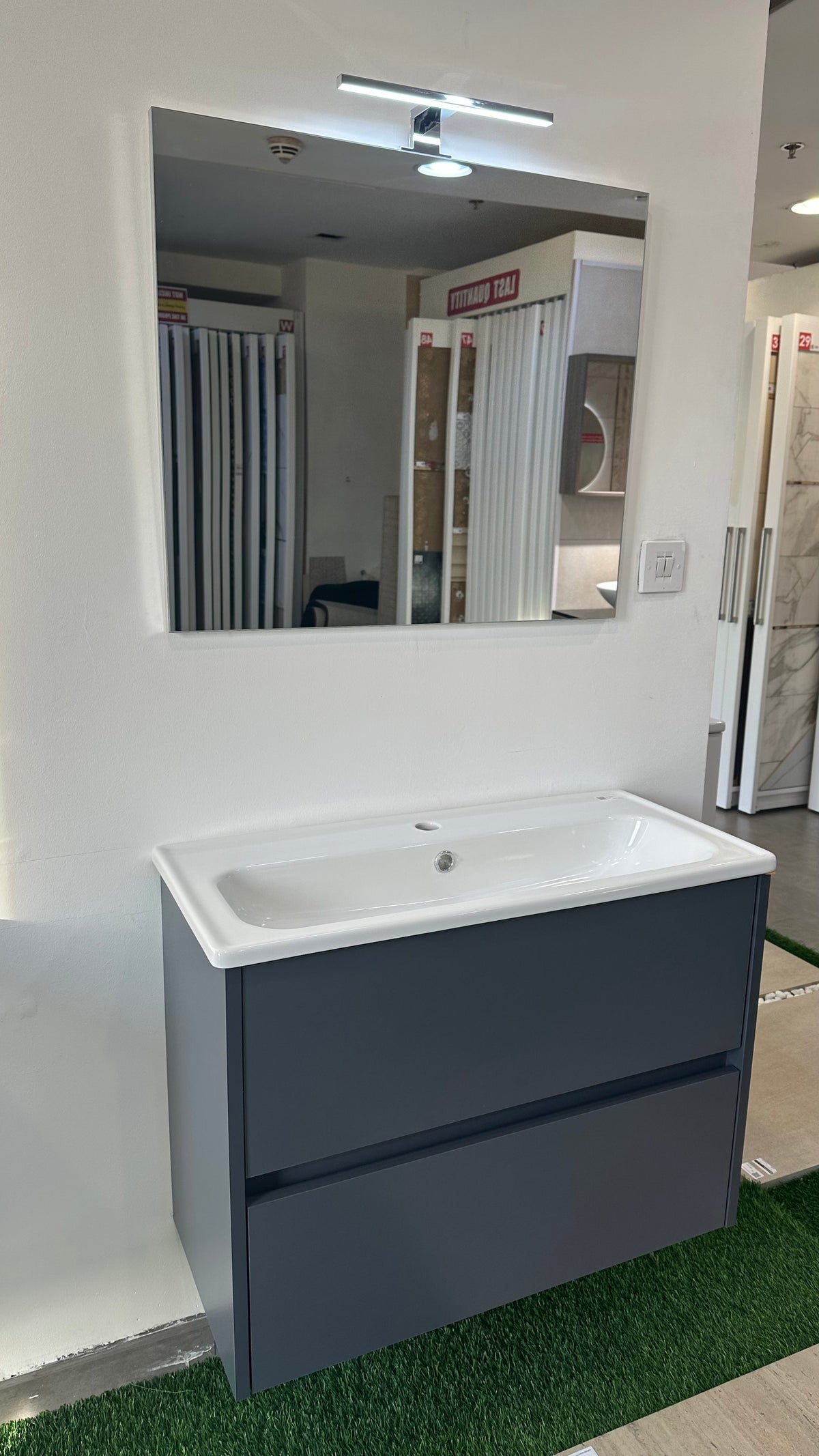 LOVA DRAWERS SET ANTRACHITE 80CM - ORKA TURKEY - 2 SET