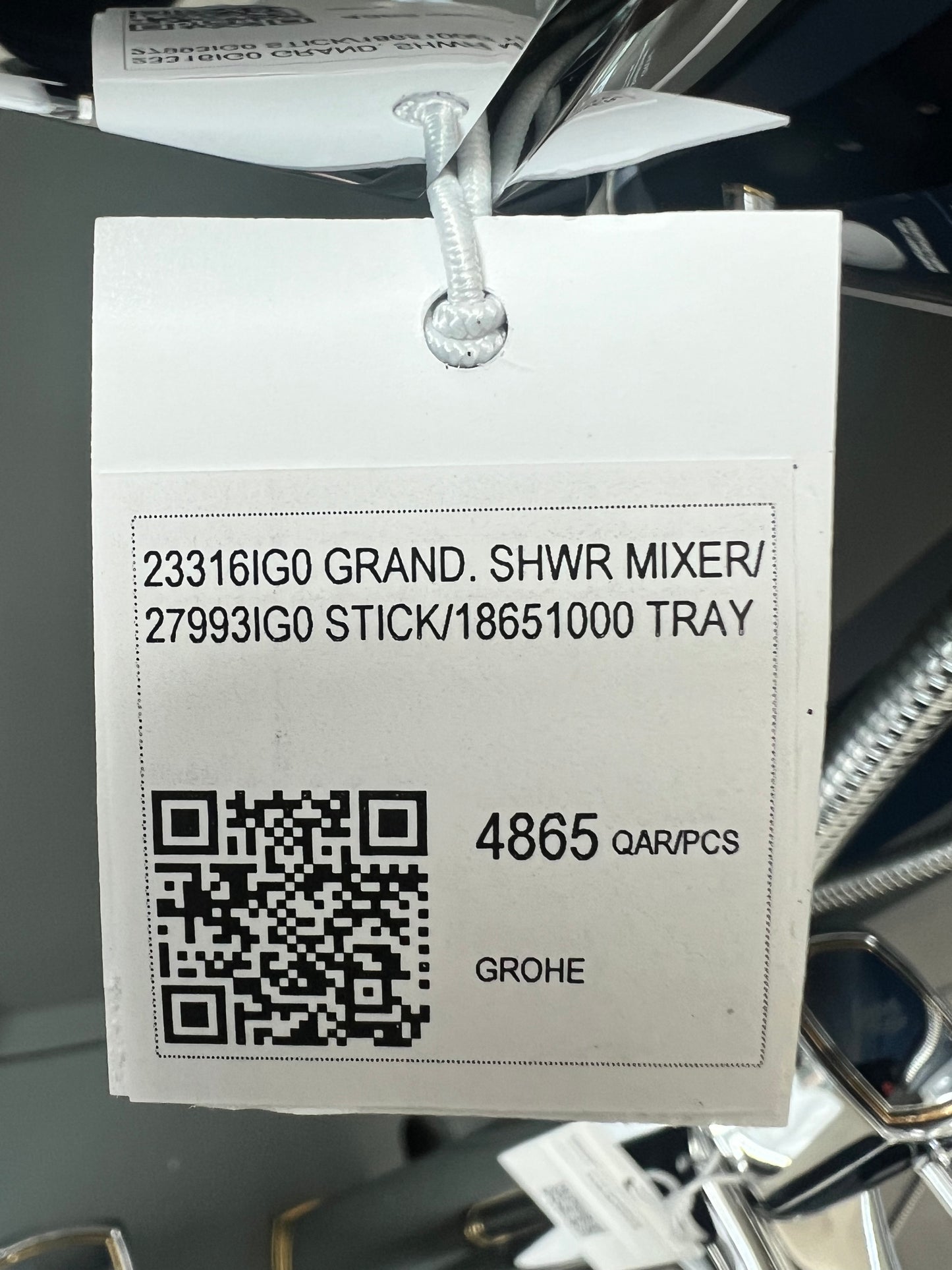 23316IG0 GRANDERA SINGLE LEVER SHOWER MIXER CHROME GOLD GROHE - 5 PCS