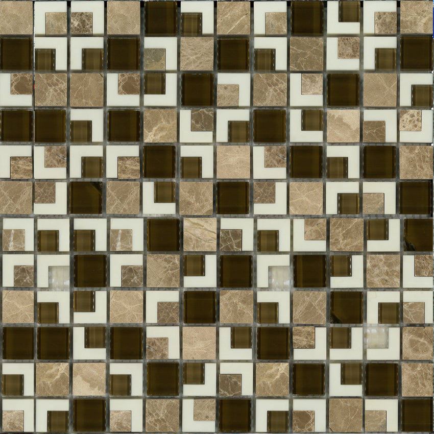 LK-025 MOSAIC 30X30 CM WONDERFUL HK - 4 PCS