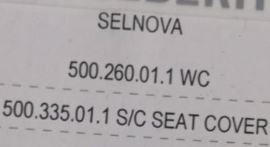500.260.01.1 SELNOVA WALL-HUNG WC-GEBERIT - 203 PCS