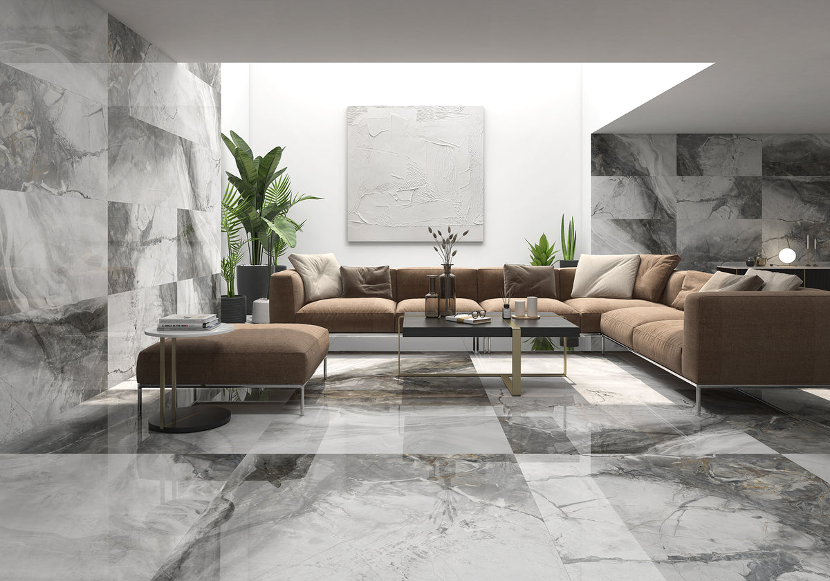 INVISIBLE GREY POLISHED RECT. 60X120 CM - ITT SPAIN - 6 M2
