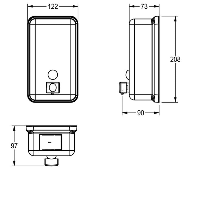 2030029923 SDA605-BS SOAP DISPENSER - FRANKE - -23 PCS