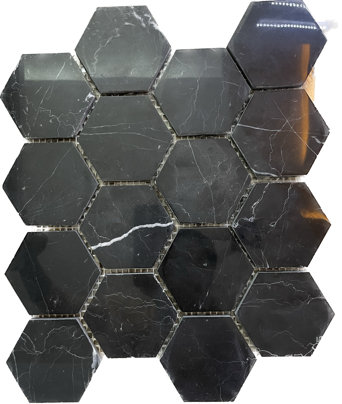 528P NATURAL MARBLE MOSAIC 24X27.7 CM - WONDERFUL HK - 143 PCS