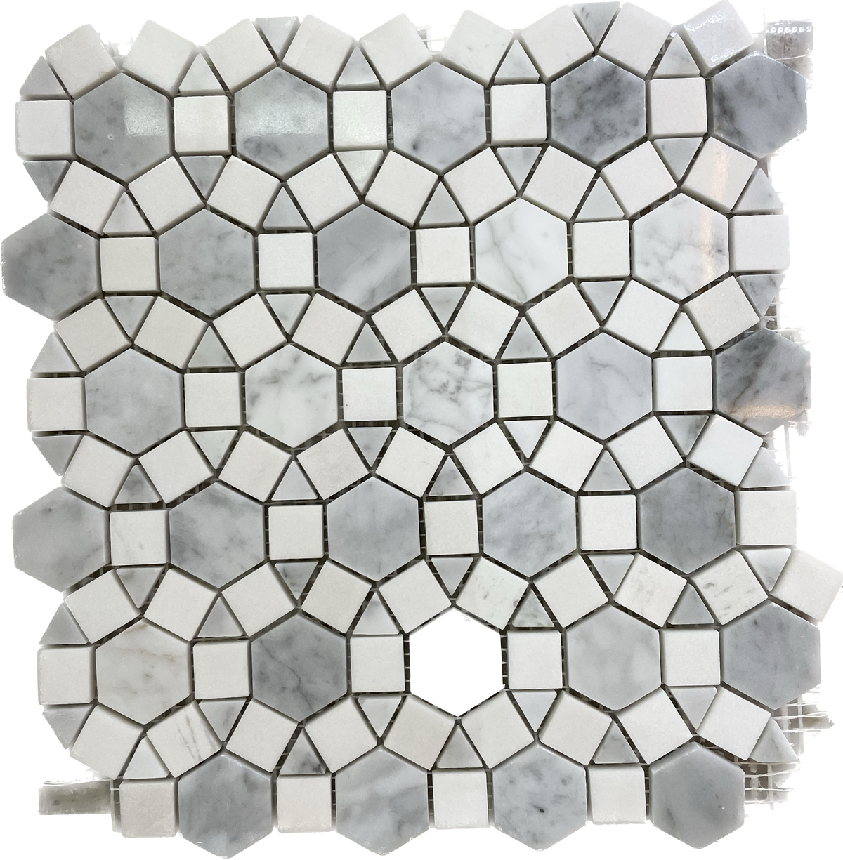 711P NATURAL MARBLE MOSAIC 29X30.2 CM - WONDERFUL HK - 19 PCS