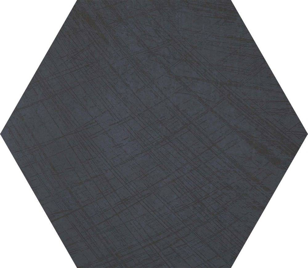 INDY ESAGONA NERO LATO TL20ID08 PORCELAIN WALL 20CM - LAMBORGHINI ITALY - 20 M2
