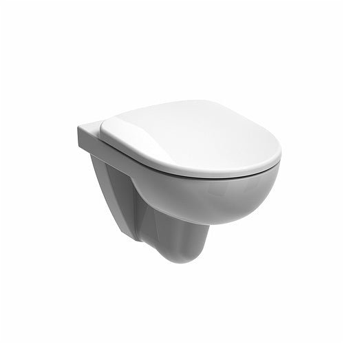 E11708WH E100 ROUND WALL HUNG WC WITH HORIZONTAL OUTLET TWYFORD - 1 PCS