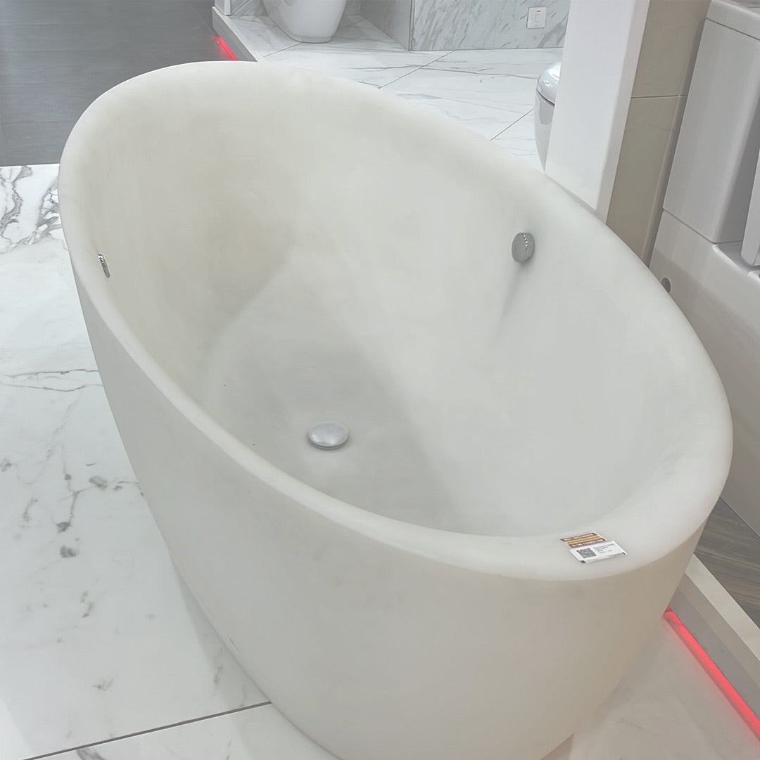 BATHTUB DIP D CHROMO WITH LIGHT 180X80 CM - AQUAMASS BELGIUM - 1 PCS
