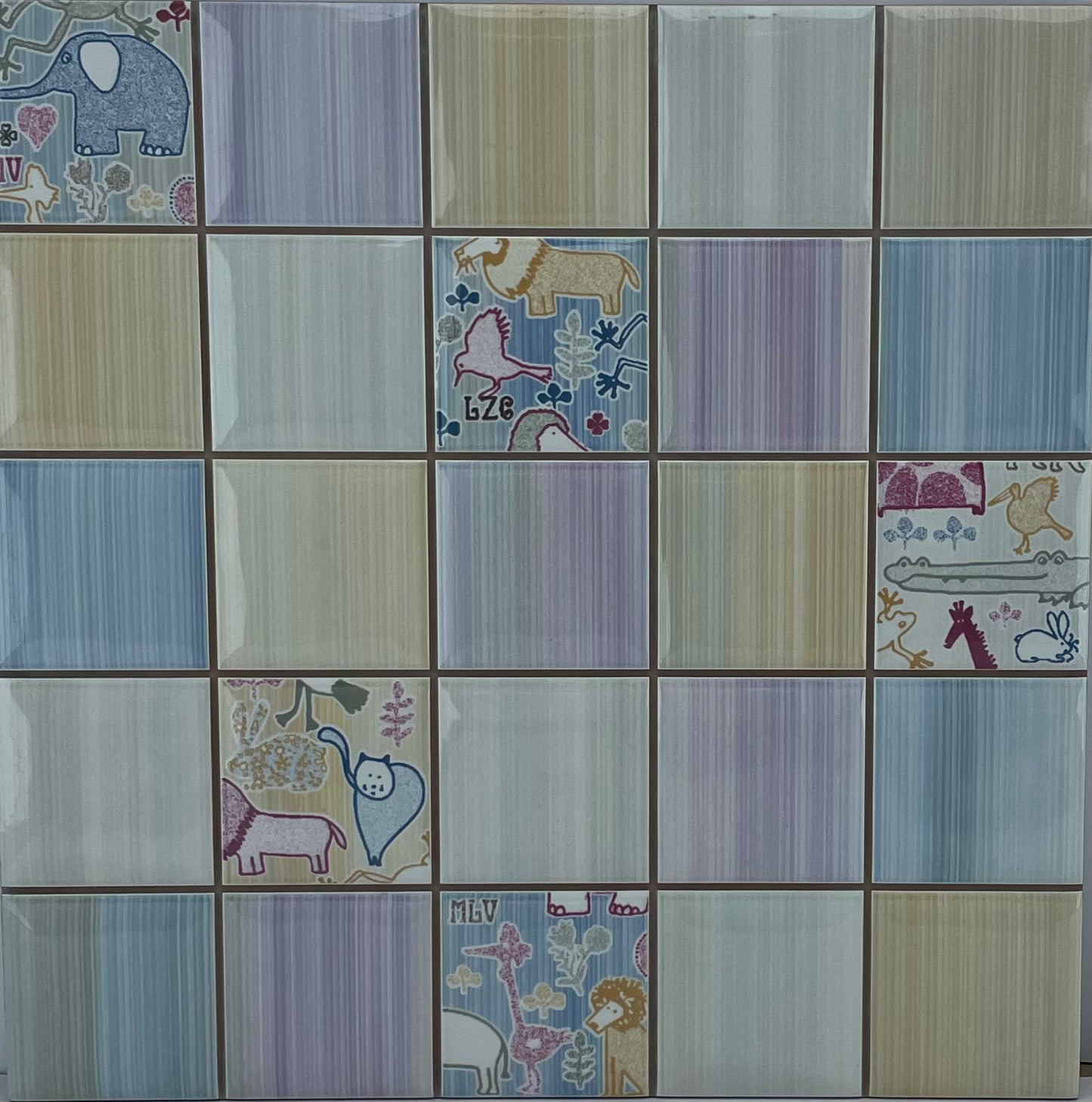 KIDS 5X5 MIX DECOR WALL 31.6X31.6 CM ROCERSA SPAIN - 1 M2
