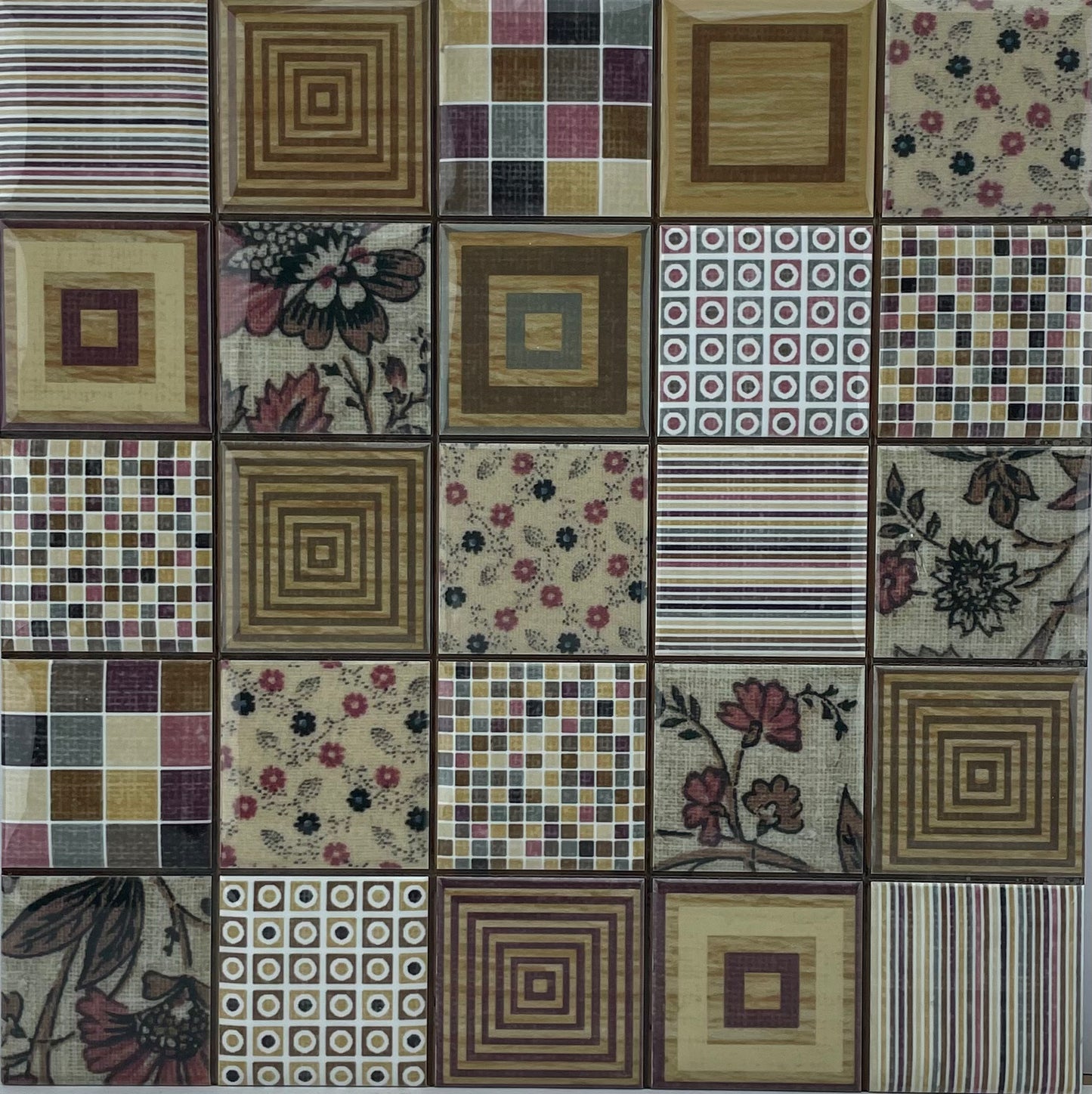 DE PATCHWORK TCA DECOR WALL 31.6X31.6 CM ROCERSA SPAIN - 2 PCS