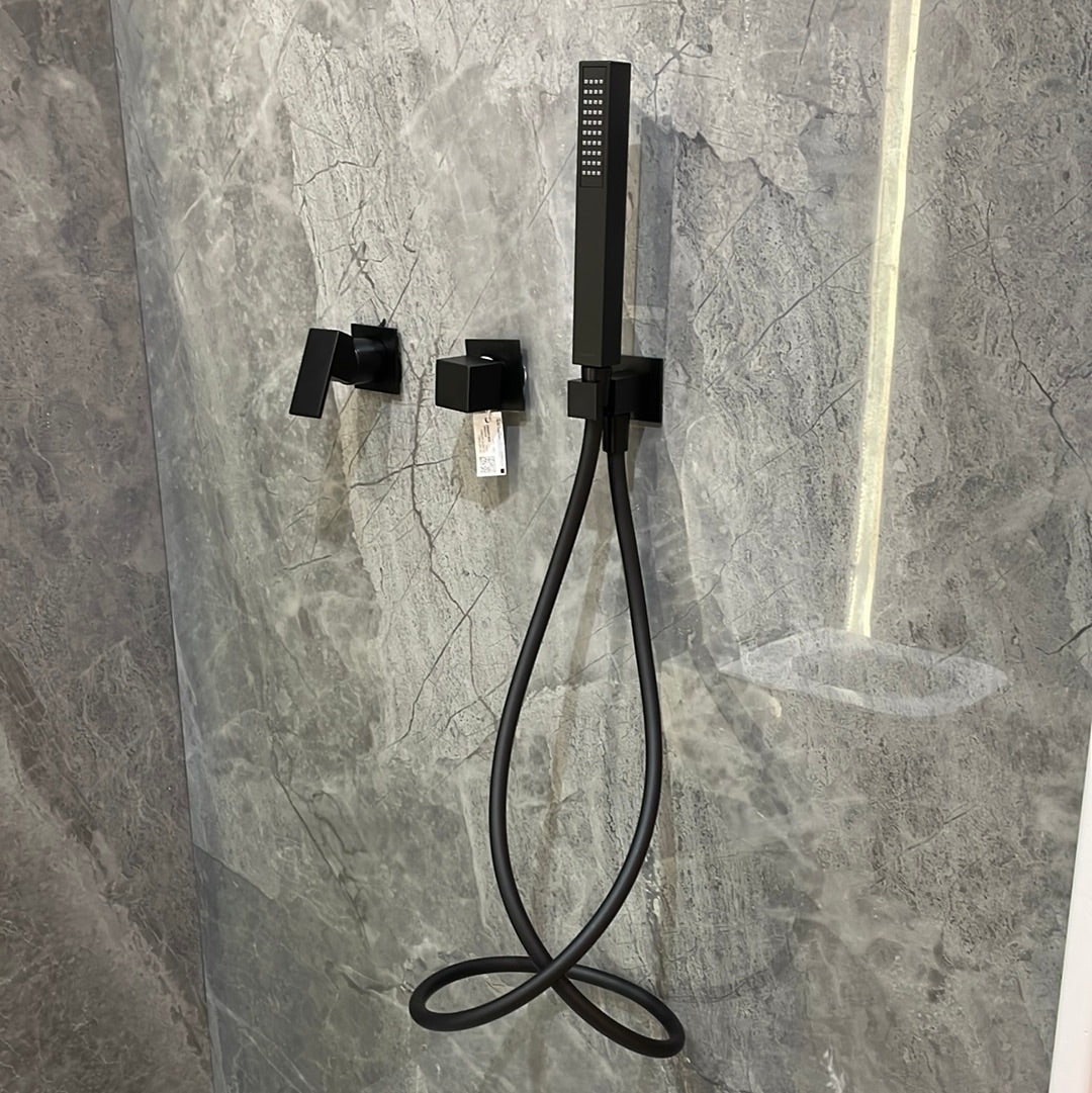 48323NG KUADRAT CONCEALED SHOWER SET WITH SHOWER MIXER,3WAY DIVERTER,WALL OUTLET,HANDSHOWER - MAIER - 10 SET