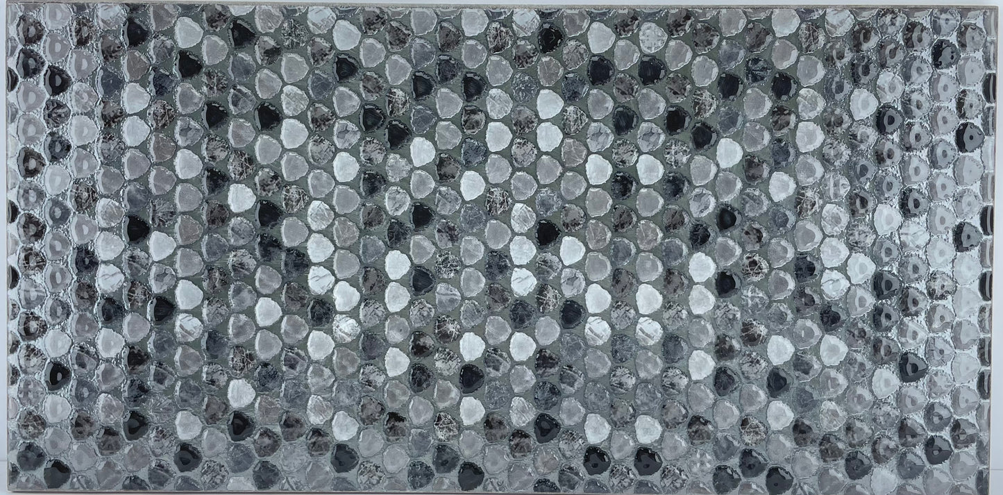 DECOR SOLID GRIS 25X50 CM ELMOLINO SPAIN - 0 PCS