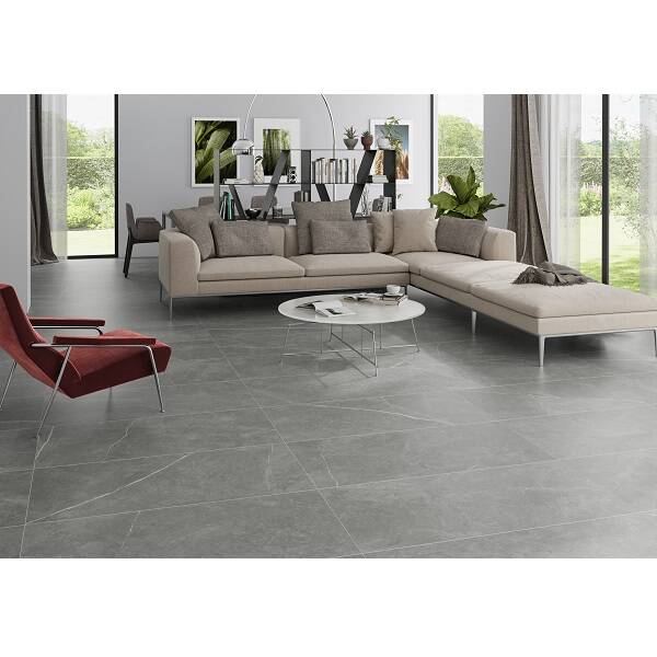 P.E. ROMA STONE SMOKE SAT. RECT. PORCELAIN 60X120CM - KTL - 5 M2
