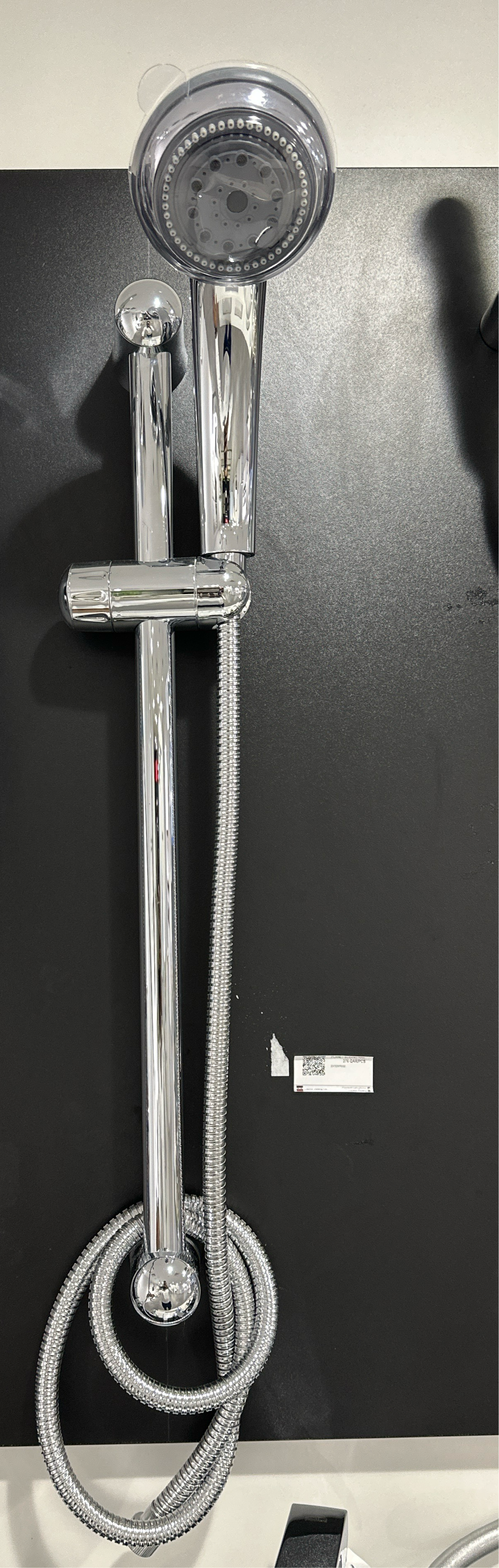 PLANET SLIDING RAIL W/SHOWER 5JET CHROME ENTERPRISE ITALY - 63 PCS
