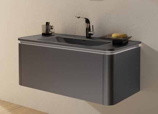 MONA-80 MDF CABINET 800X475X400MM WITH BD-043-80 RESIN WASHBASIN - WONDERFUL HK - 3 SET