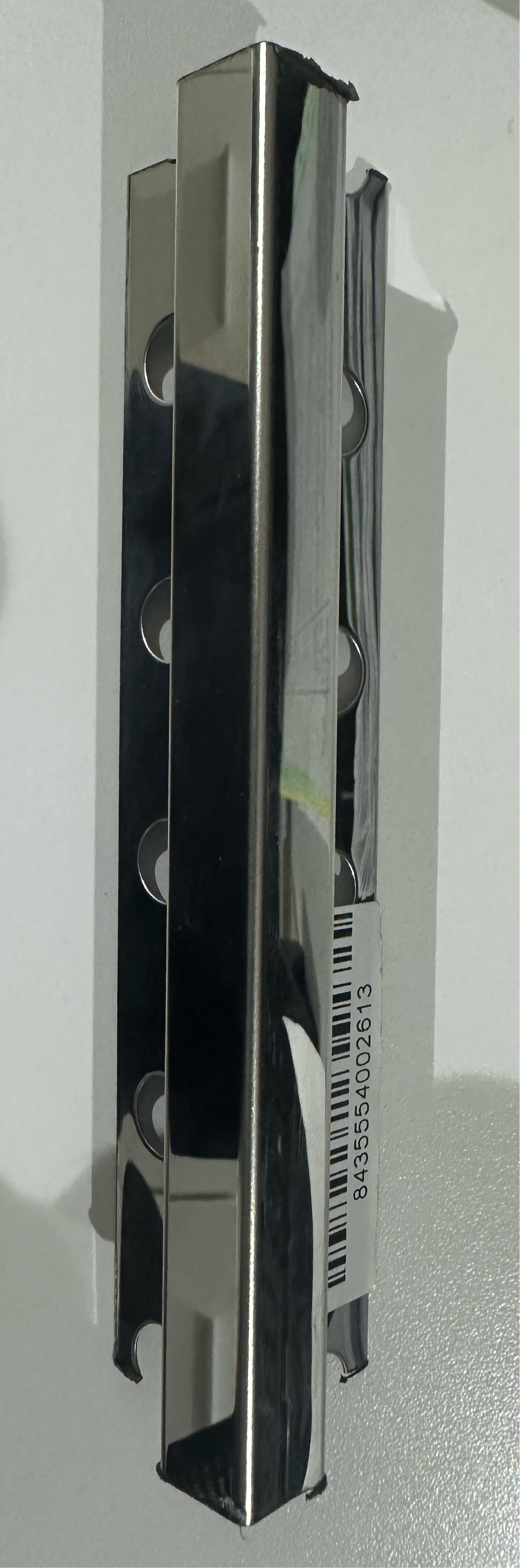 PACAFIB STEEL "ALFA" PROFILE POLISHED INOX 2.6 M. EMBEPLAST SPAIN - 63 PCS