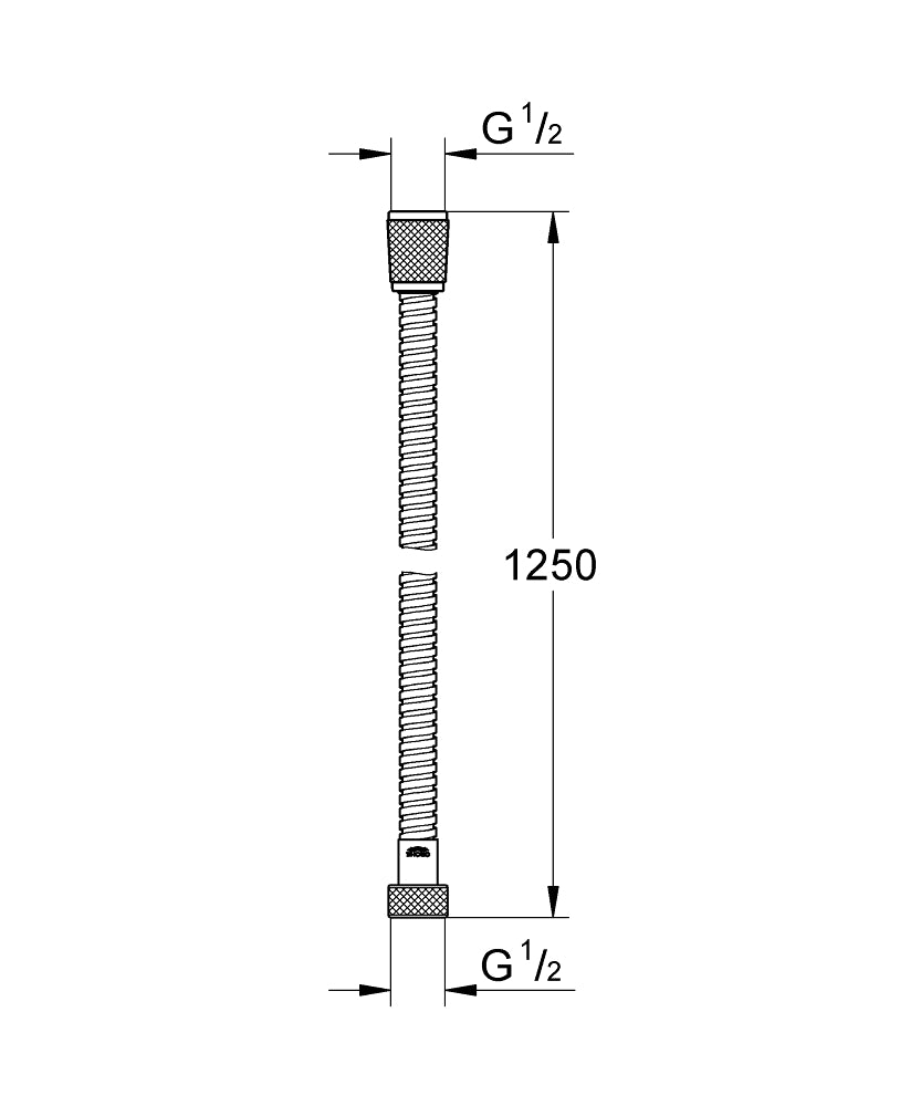 28142002 RELEXAFLEX LONG-LIFE  METAL HOSE - GROHE - -5 PCS