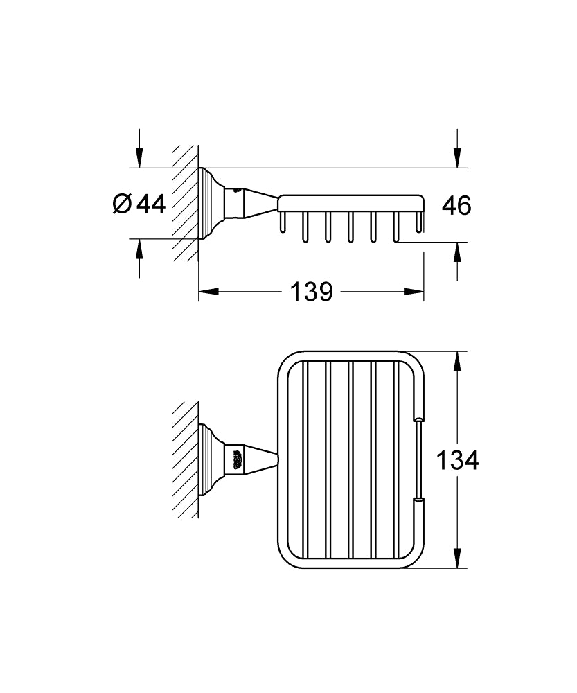 40659001 ESSENTIALS AUTHENTIC FILLING BASKET,SMALL GROHE - 5 PCS