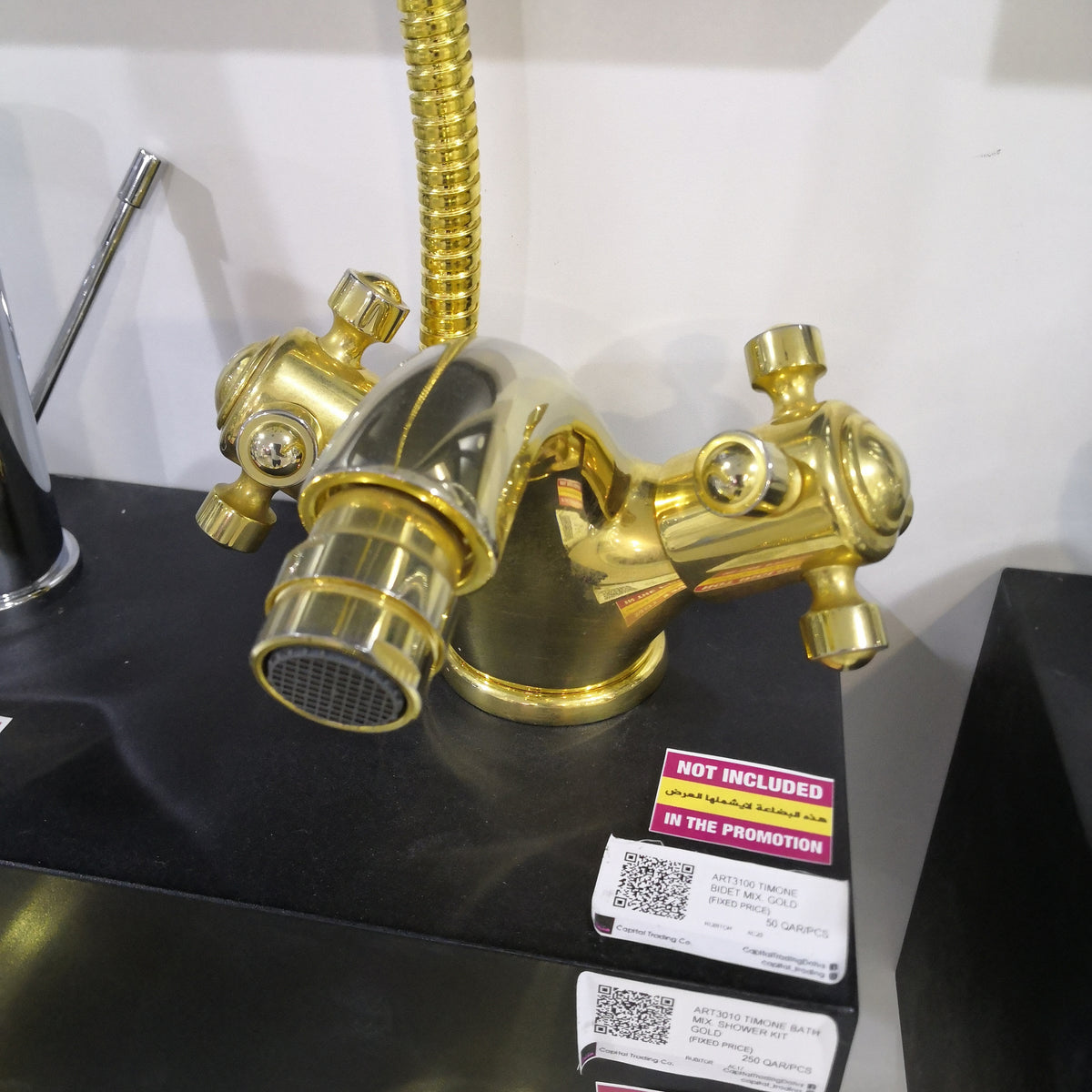 ART3100 TIMONE BIDET MIXER CHROME RUBITOR ITALY - 1 PCS