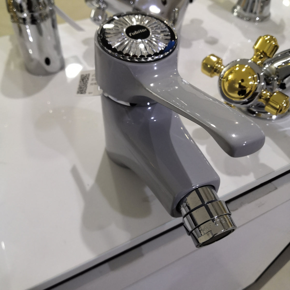 ART2540 MIX 2 BIDET MIXER GREY/CH RUBITOR ITALY - 4 PCS