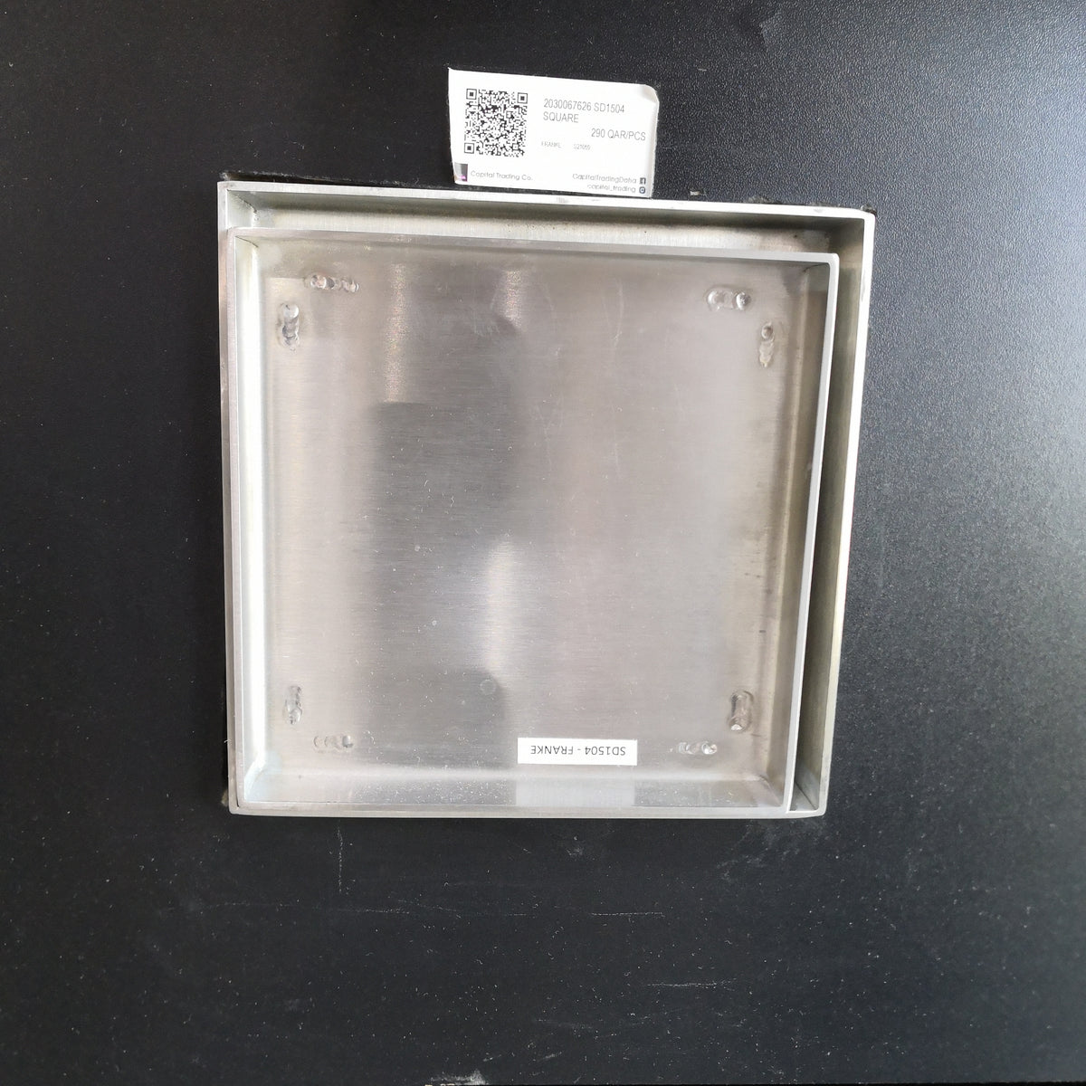 2030067626 SD1504 SQUARE TILE INSERT DRAIN 150MM - FRANKE - 1 PCS