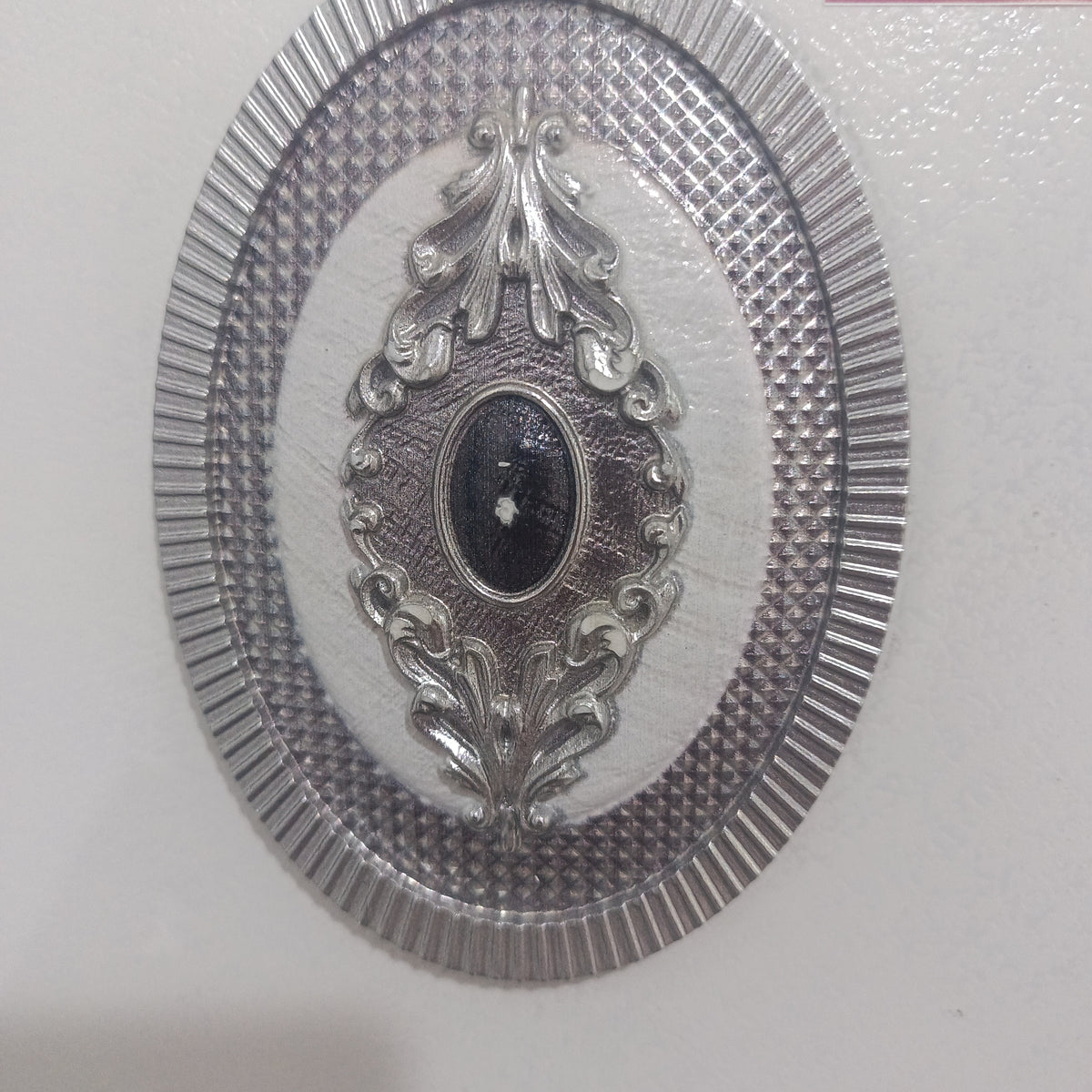 MEDALLON (F) LIFE PLATA INSERTO 14X10 CM ELMOLINO SPAIN - 53 PCS