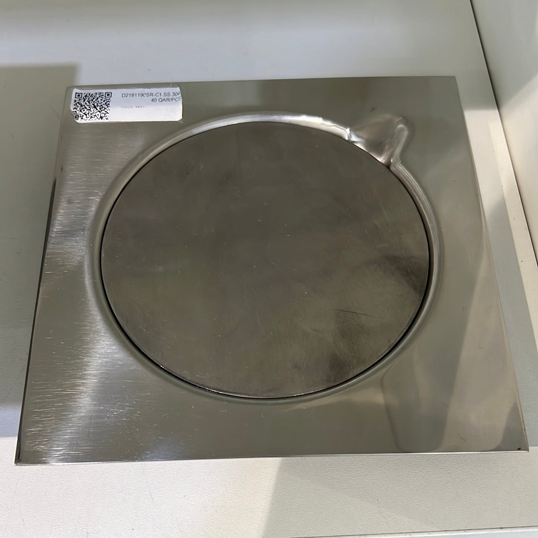 D2191190SR-C1 SS 304 FD SR150 ST W/O TRAP 4" MIRROR, THUMB2 AUHNA INDIA - 332 PCS