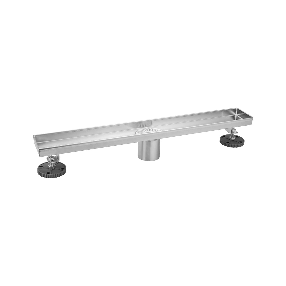 AQD-SCB-500700-BS CONTRACT SHOWER CHANNEL BASE 500X70X75MM BRUSHED STAINLESS STEEL - AQUADRAIN - 1 PCS